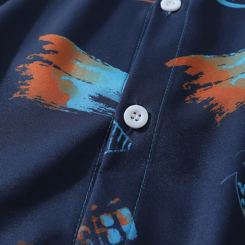 Men's vintage print shirt