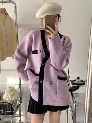 Suit Vintage Knitting Sweater