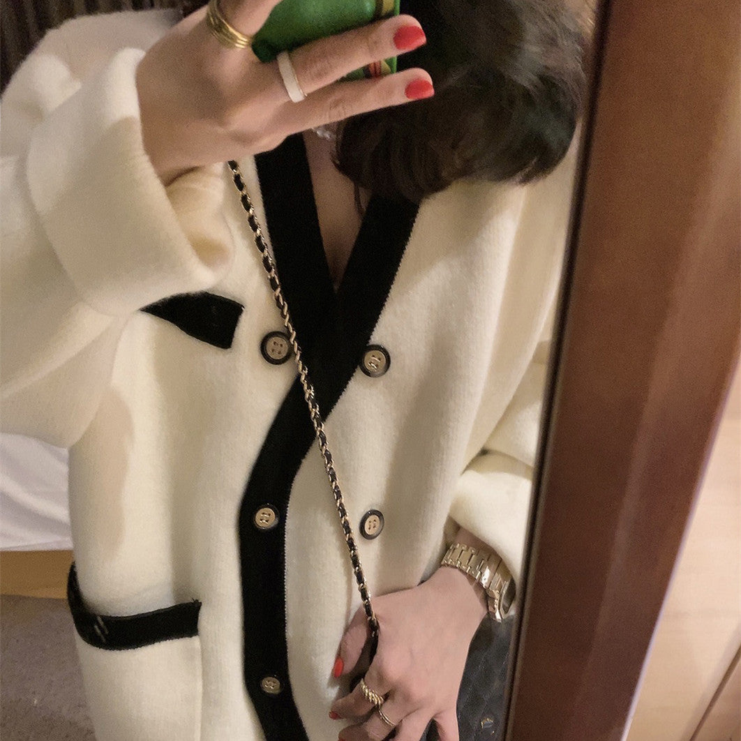 Suit Vintage Knitting Sweater