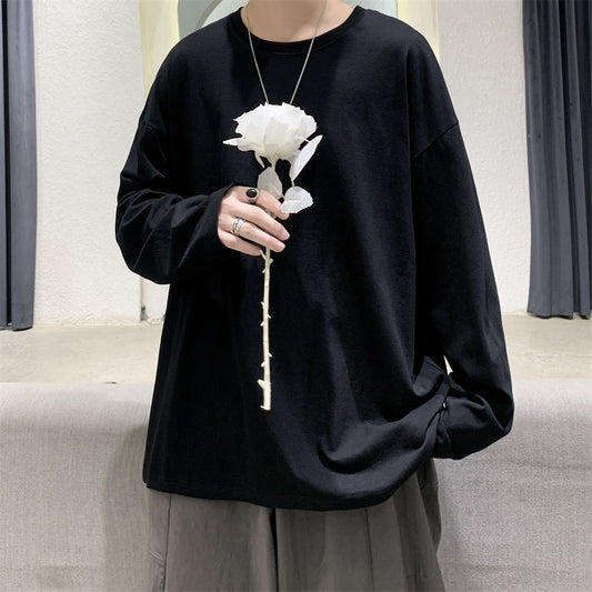 Men's Sweater T-shirt Vintage Top